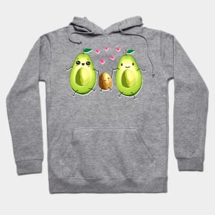 Mamacado - Papacado - Avocado - Partnerlook - Pregnant Hoodie